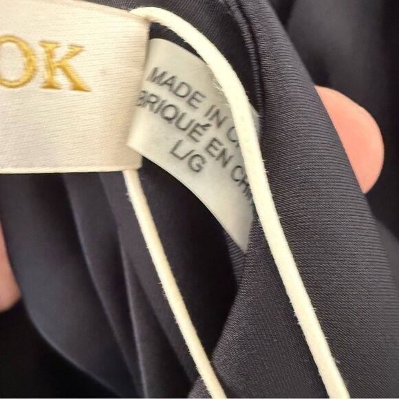 Ramy Brook Brittany Black Tiered T Back Sleeveless Women's Top Large NWT - Picture 11 of 12